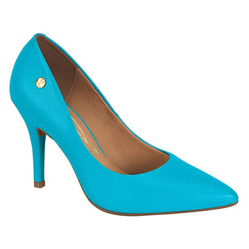 Vizzano 1184-1101 Pointy Toe Pump in Blue Aqua Napa